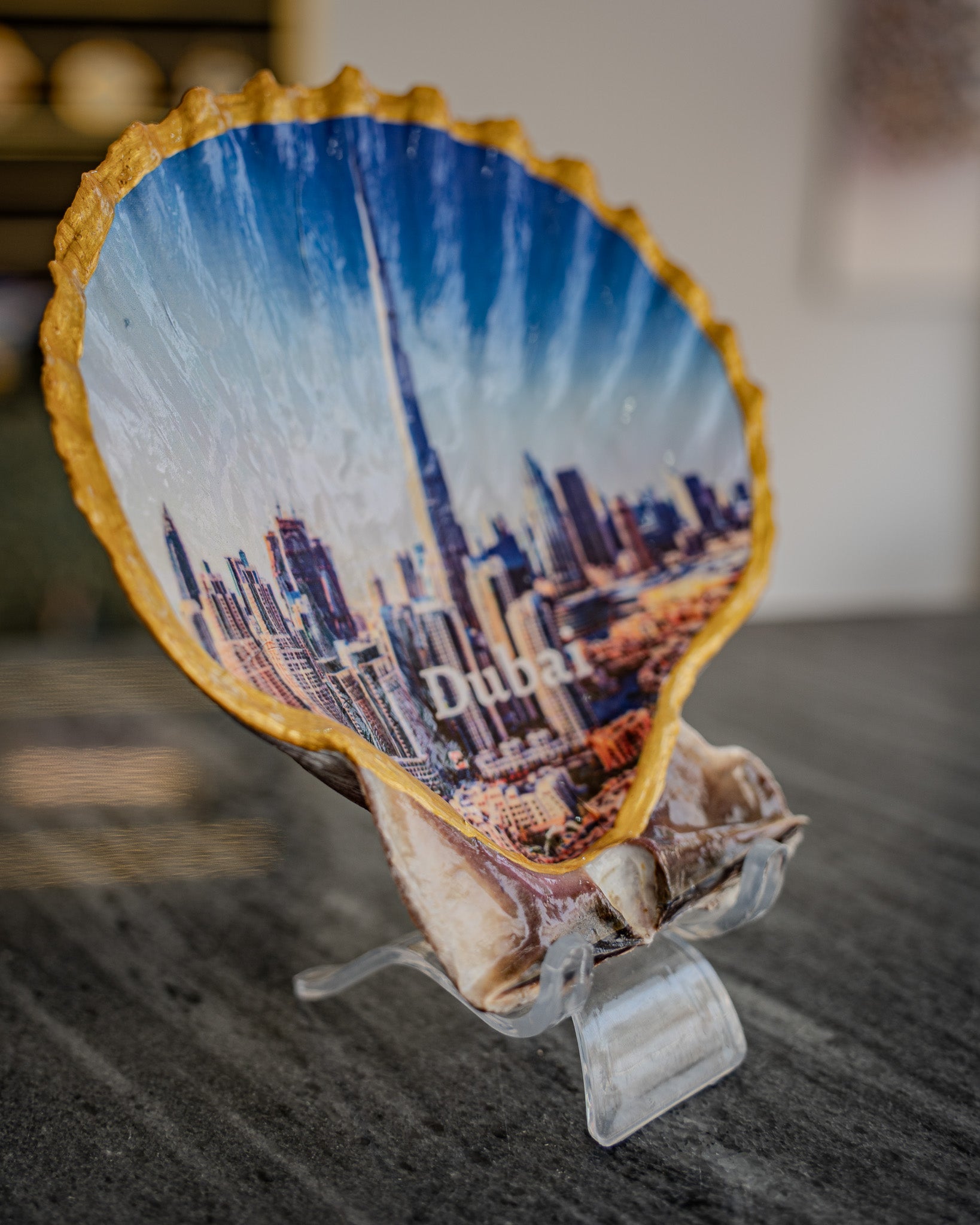 Scallop Art, Dubai Burj Khalifa 4.8"