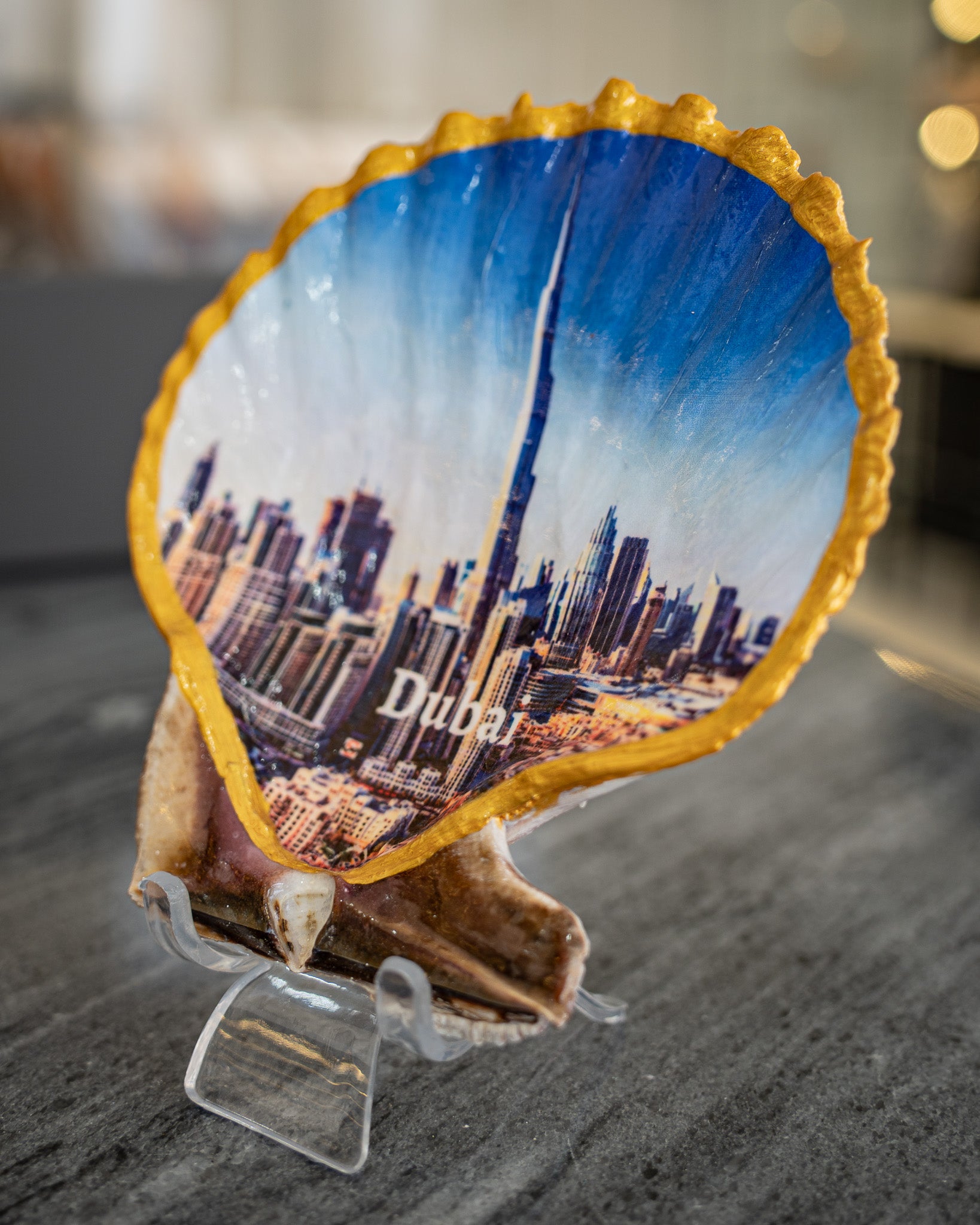 Scallop Art, Dubai Burj Khalifa 4.8"