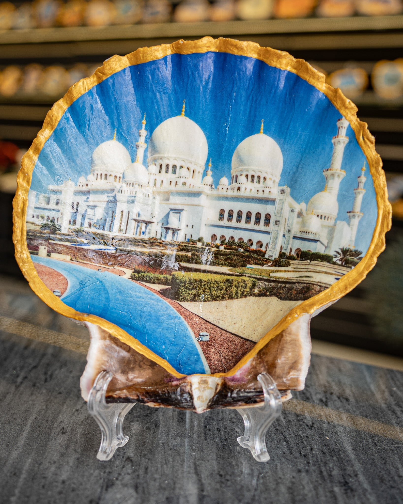 Scallop Art, Abu Dhabi Shaikh Zayed Mosque 6.8"