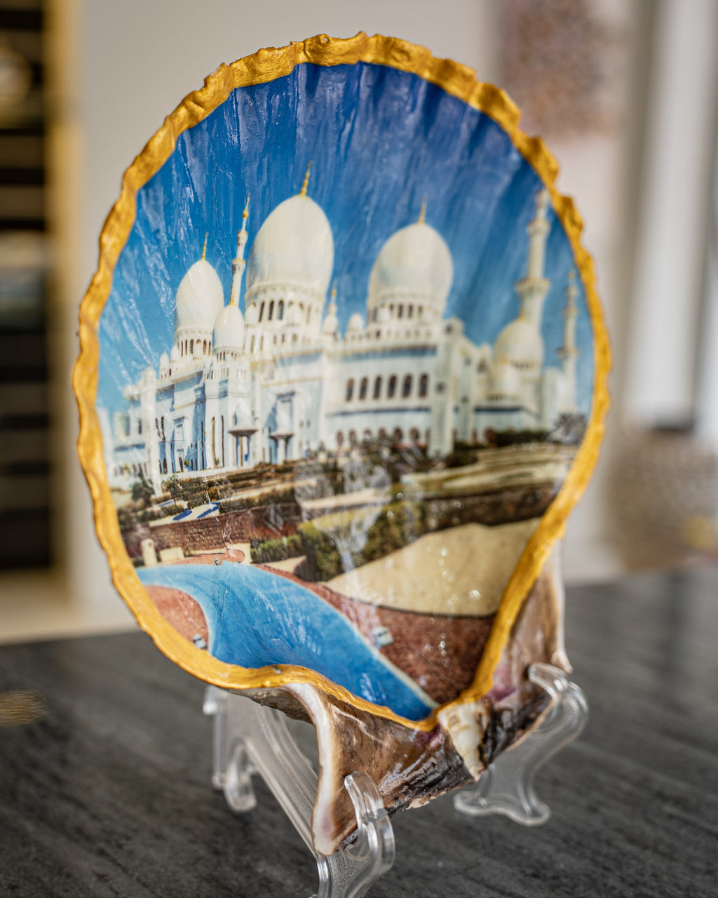 Scallop Art, Abu Dhabi Shaikh Zayed Mosque 6.8"