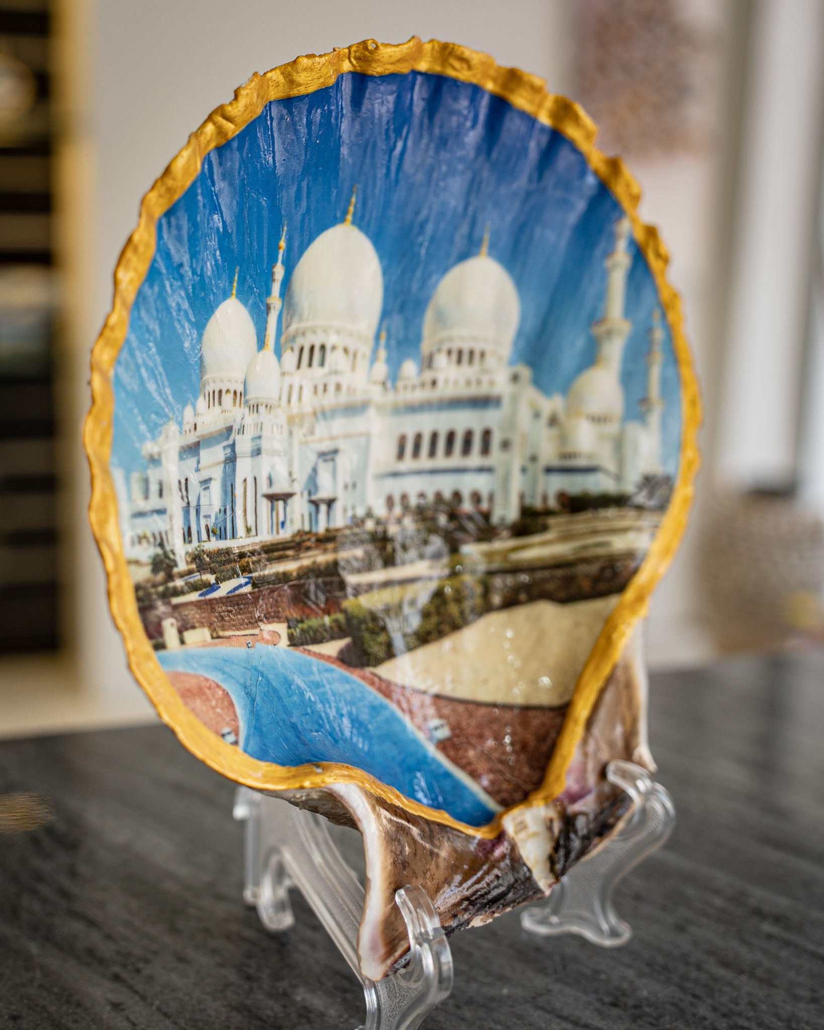 Scallop Art, Abu Dhabi Shaikh Zayed Mosque 6.8"