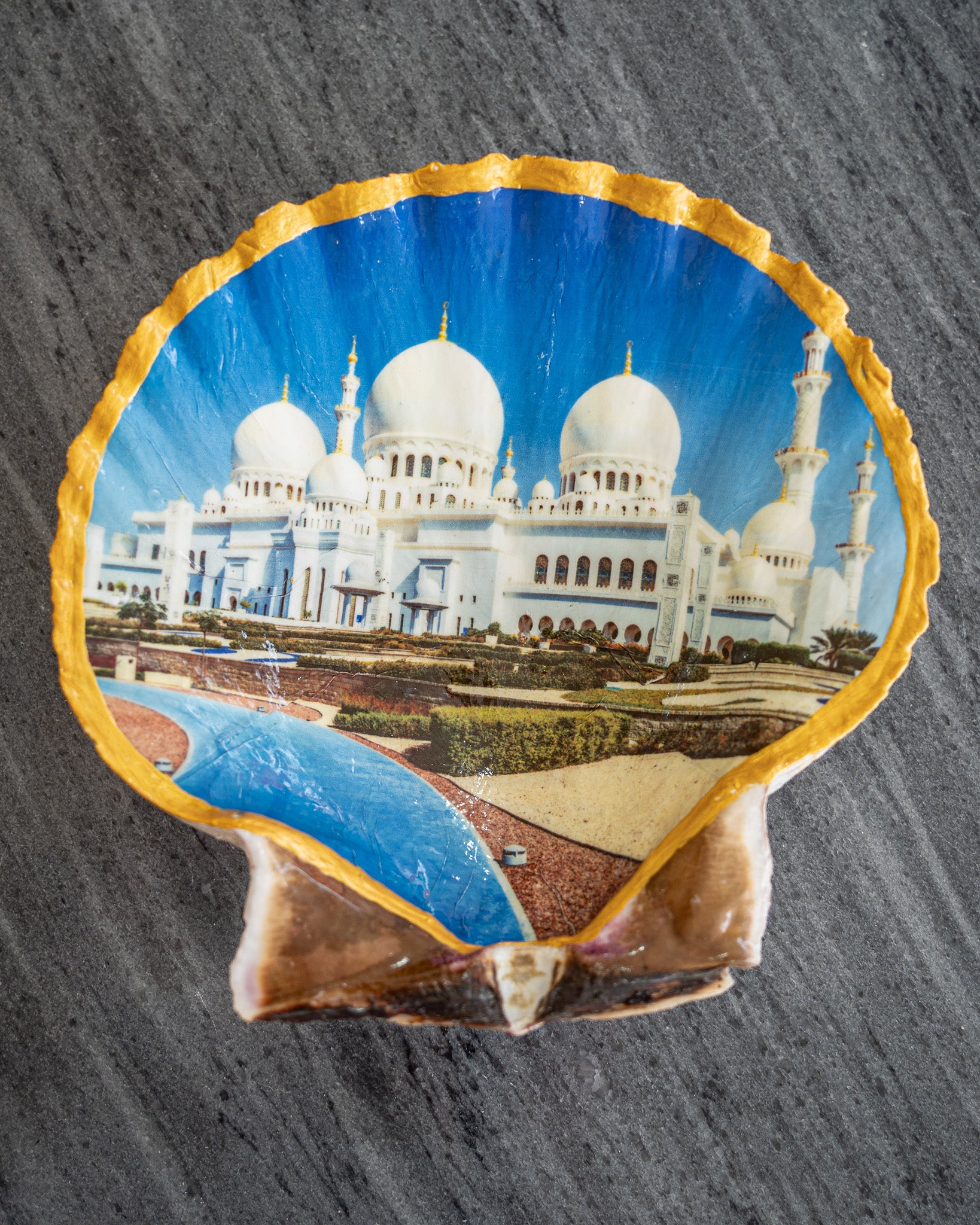 Scallop Art, Abu Dhabi Shaikh Zayed Mosque 6.8"
