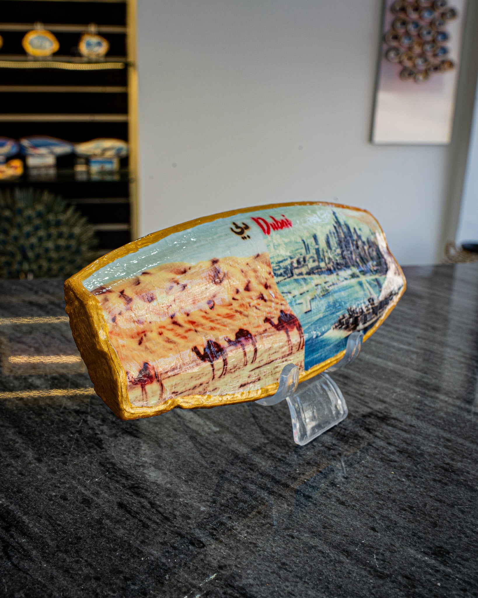 Perfect Cuttlefish Art, Vintage Dubai