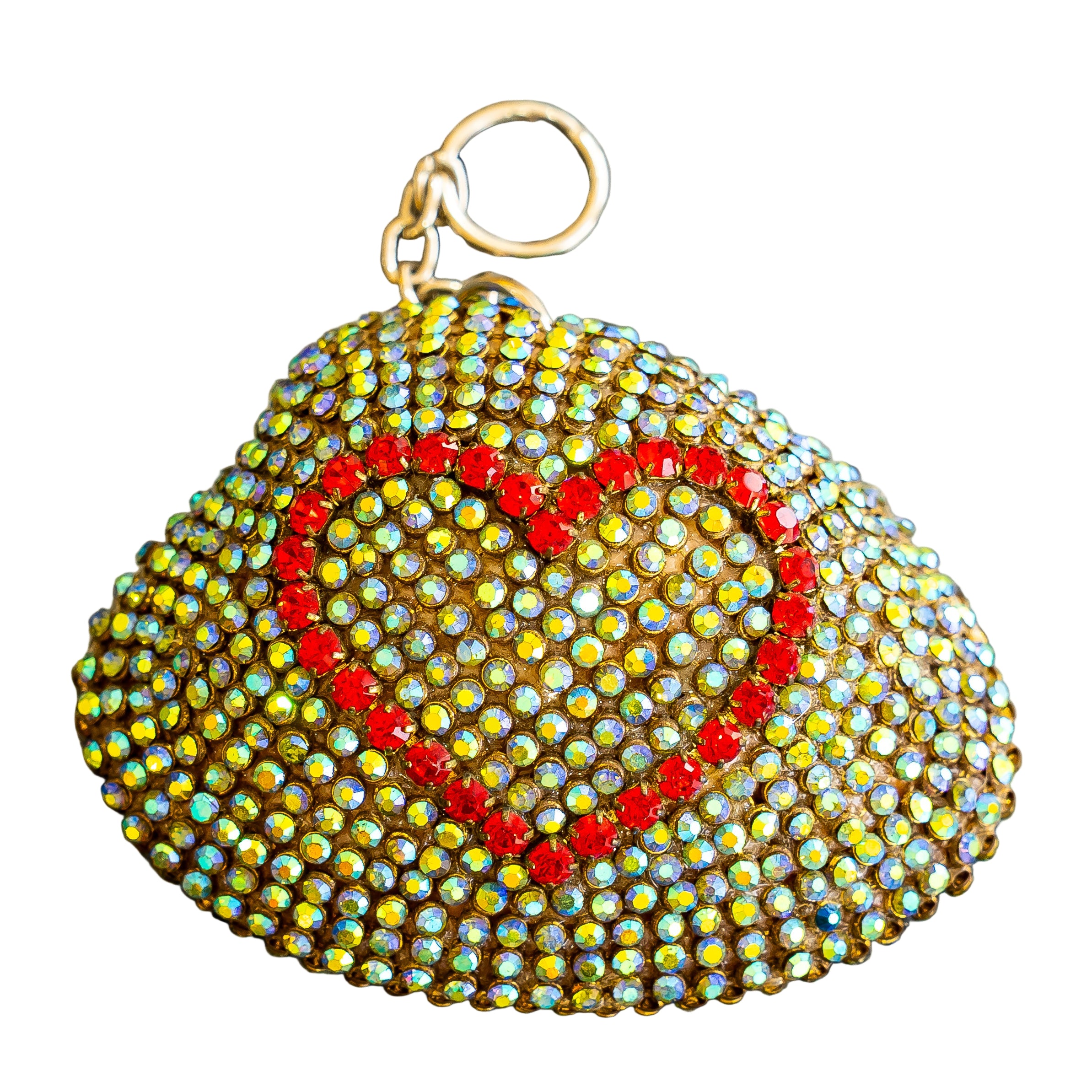 Jeweled Natural UAE Large clam keychains ( keyring )