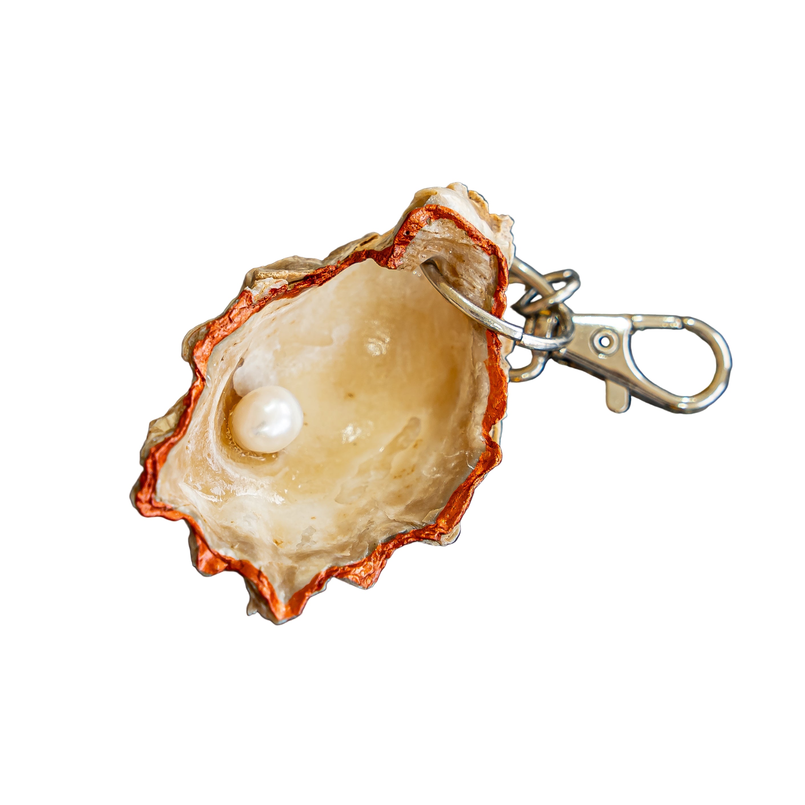 Natural UAE oyster keychains ( keyring )
