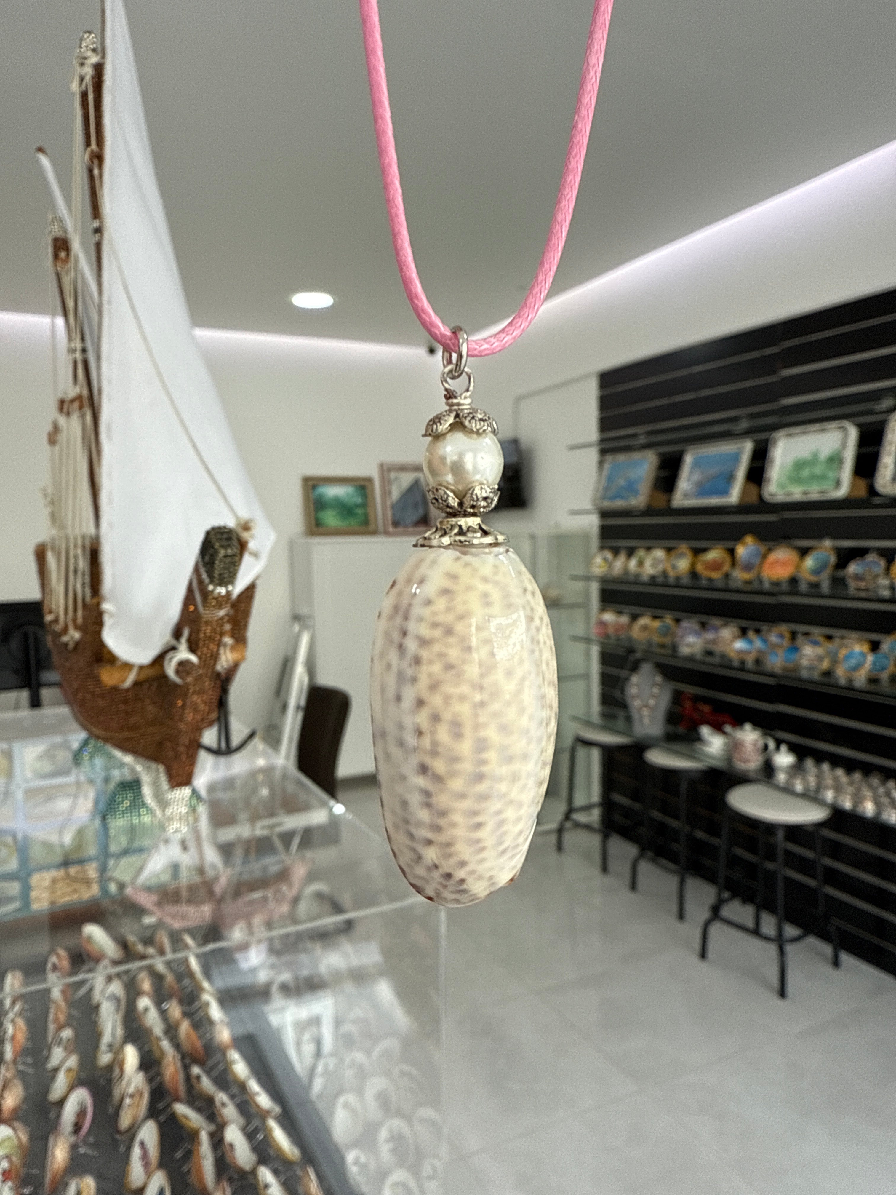 Lucky Olive Necklace, Burj Khalifa Art
