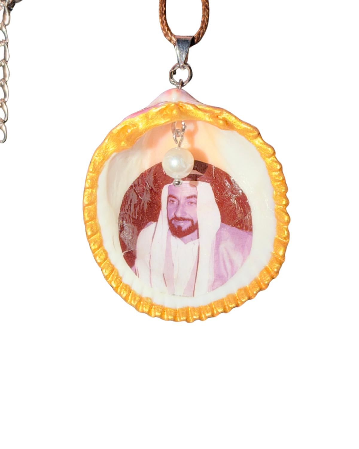 Hand Crafted UAE, Sheikh Zayed Shell Necklace