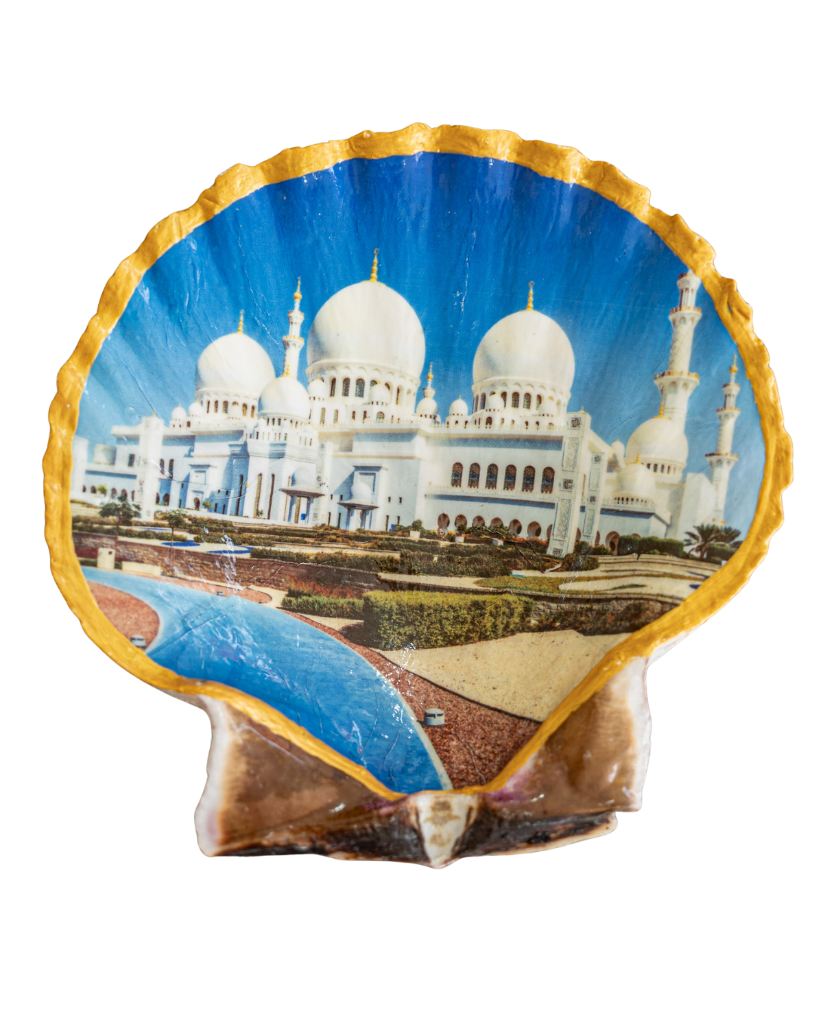 Scallop Art, Abu Dhabi Shaikh Zayed Mosque 6.8"