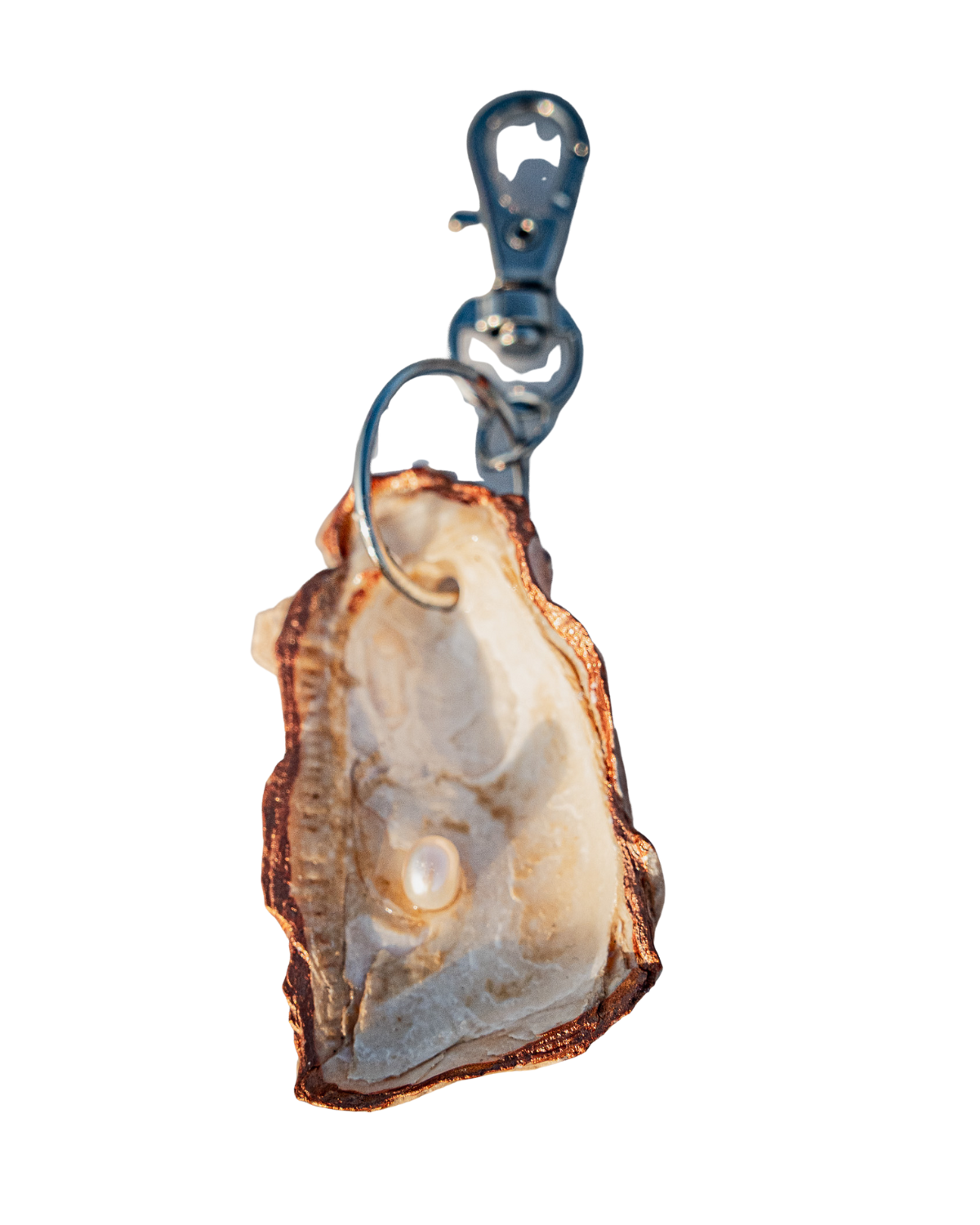 Natural UAE oyster keychains ( keyring )