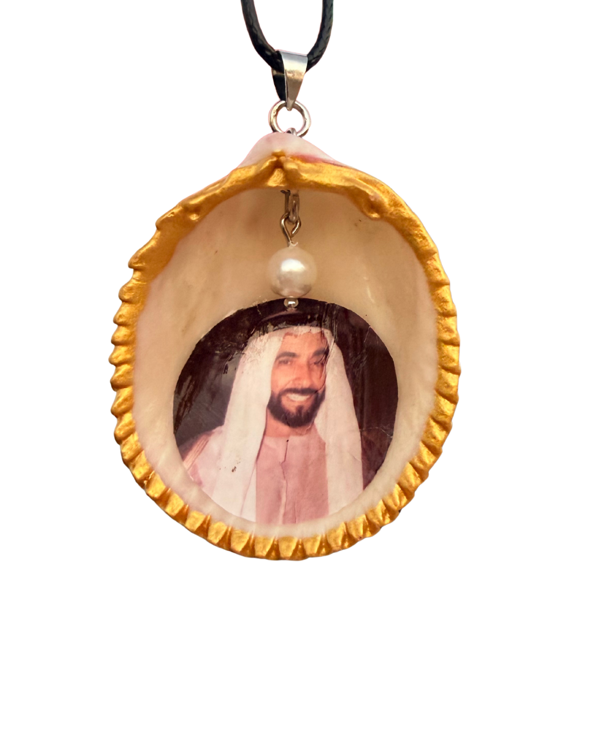 Hand Crafted UAE, Sheikh Zayed Shell Necklace