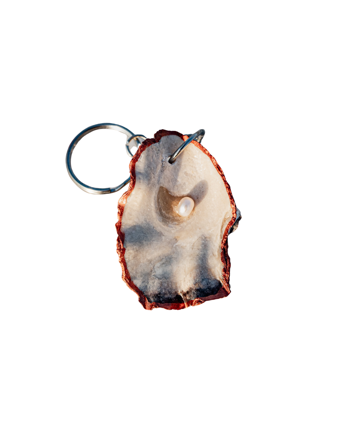 Natural UAE oyster keychains ( keyring )
