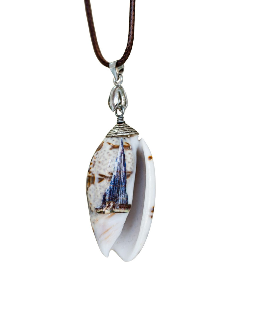 Lucky Olive Necklace, Burj Khalifa Art