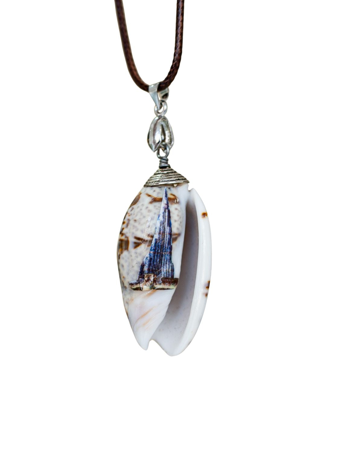 Lucky Olive Necklace, Burj Khalifa Art