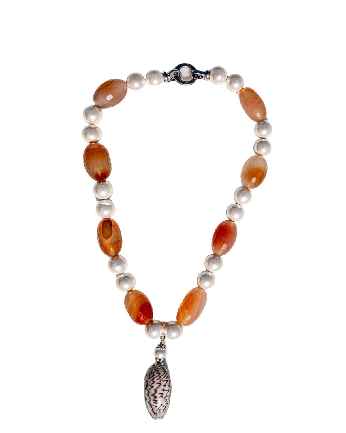 Mermaid Necklace, Amber