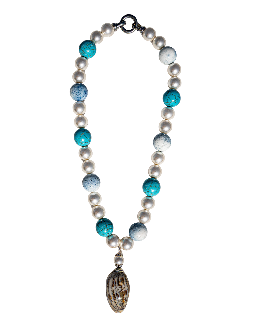 Mermaid Necklace, Baby Blue