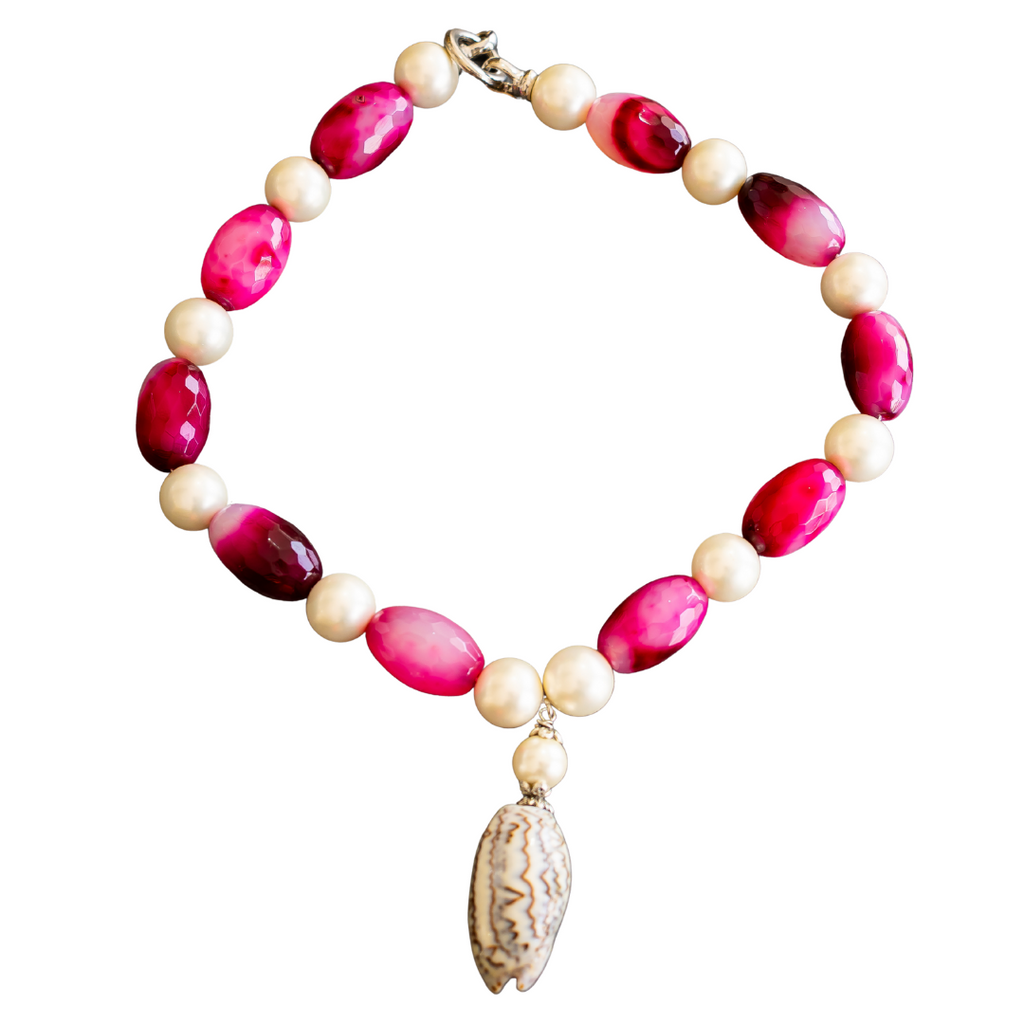 Mermaid Necklace, Rose