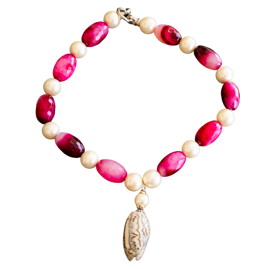 Mermaid Necklace, Rose