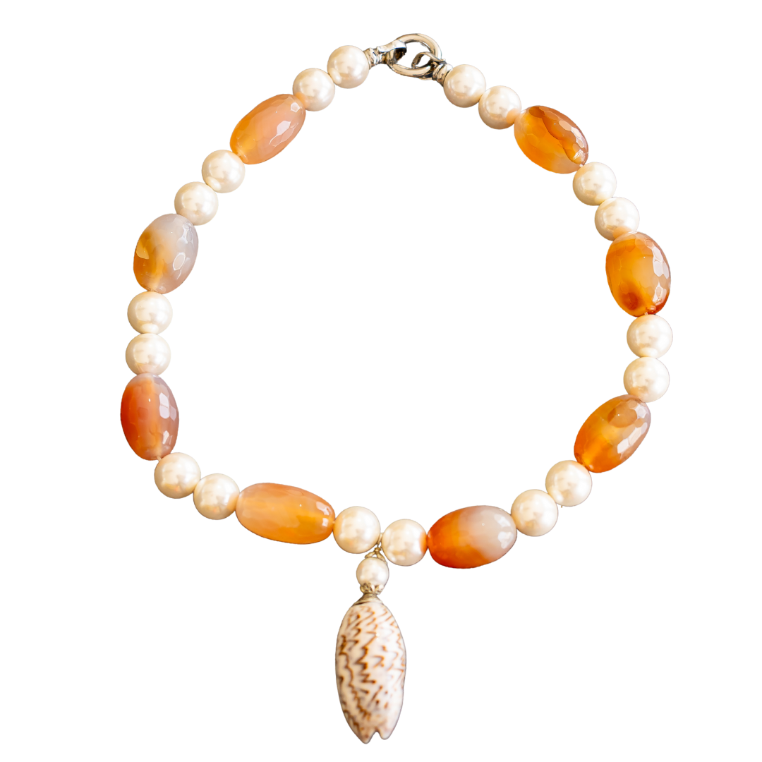 Mermaid Necklace, Bronze