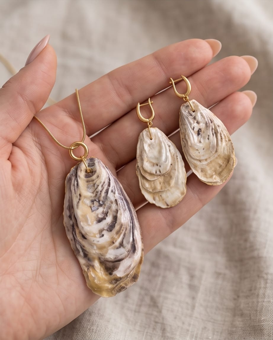 Set of UAE oyster jewellery